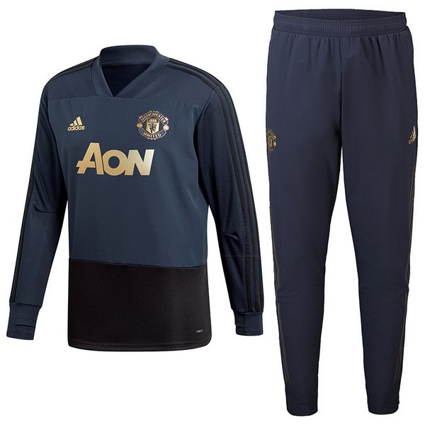 Chandal Del Manchester United 2018-2019 Azul Marino